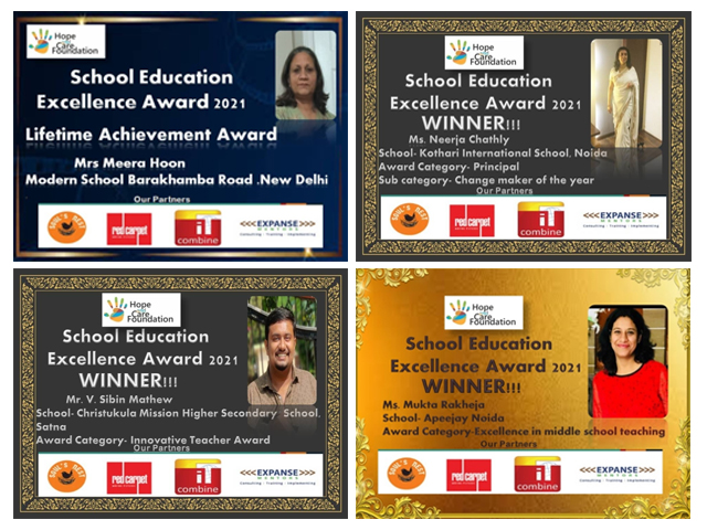 School Education Excellence Awards Winners-2021